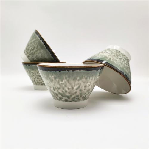5inch/ 420ml DL fine porcelain bowl with pad printed design