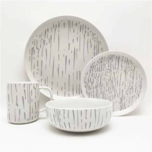 New Trendy High Rim Porcelain Dinnerware 