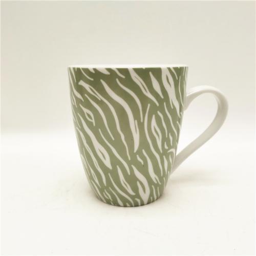 Sip in Style with Our 12oz Leopard Print Porcelain Mug!