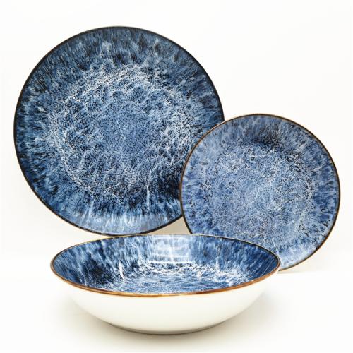 Fine porcelain material dinnerware pad printed set for 4 persons  - 副本